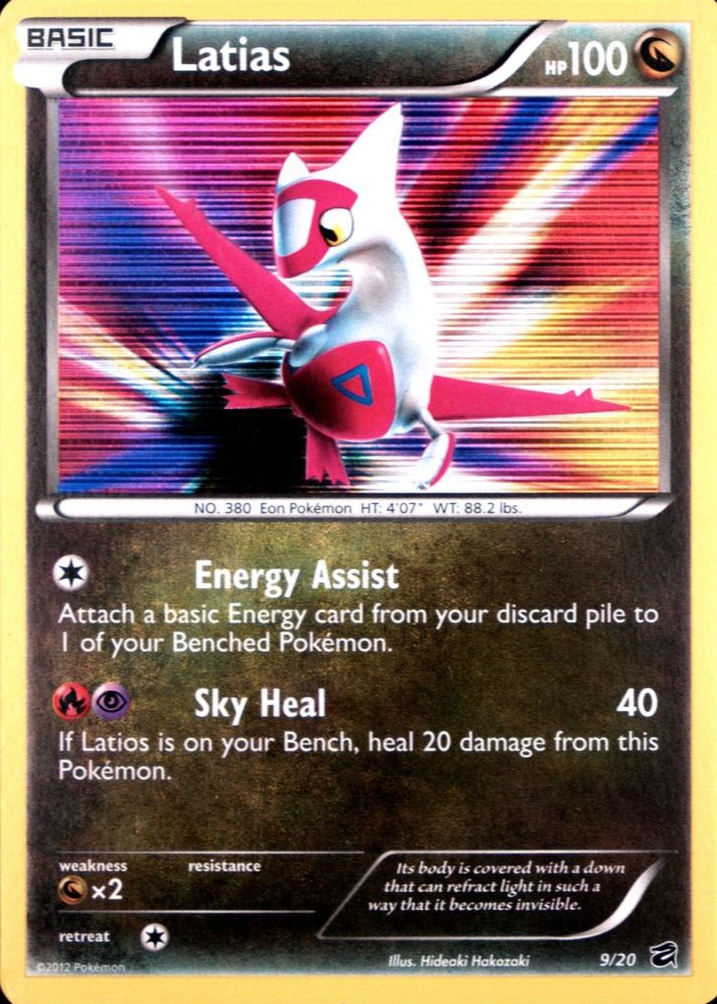 Latias 2012 Black & White: Dragon Vault #09/20 Holo Price Guide - Sports  Card Investor