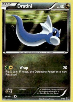 2012 Black & White: Dragon Vault #01/20 Holo
