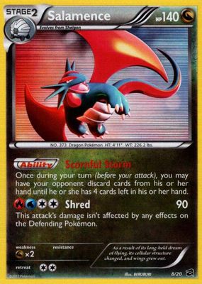 2012 Black & White: Dragon Vault #08/20 Holo