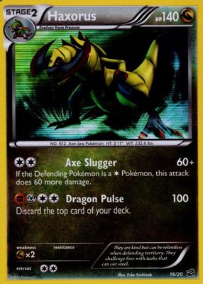 2012 Black & White: Dragon Vault #16/20 Holo