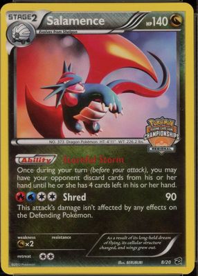 2012 Black & White: Dragon Vault #08/20 Promo (Regional Championships)