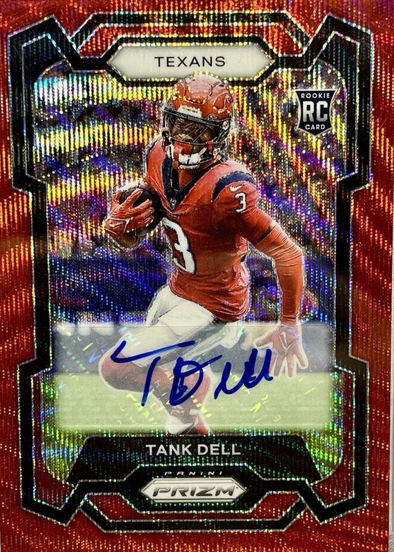 2023 Prizm #341 Rookie Autographs - Red Wave /149