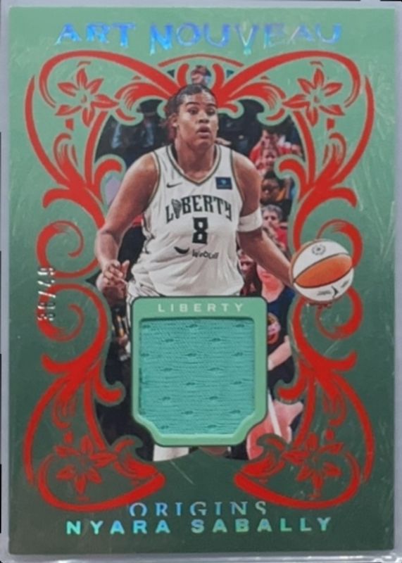2024 Origins WNBA #AN-NS Art Nouveau Memorabilia - Red /49