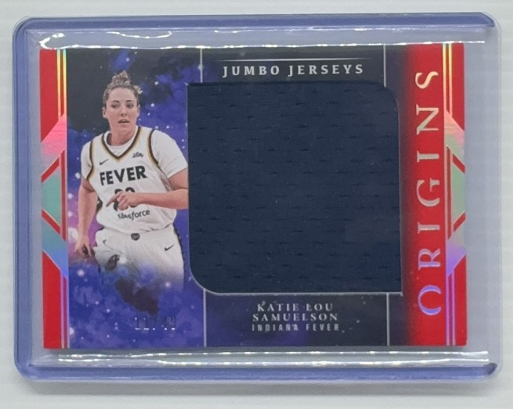 Katie Lou Samuelson 2024 Origins WNBA #JJ-KLS Jumbo Jerseys - Red /49 RAW