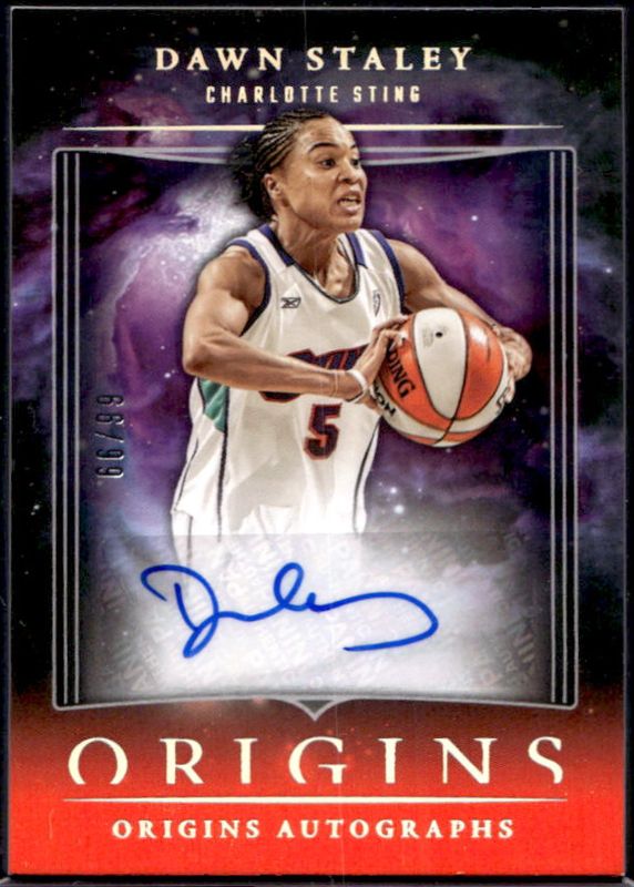 Dawn Staley 2024 Origins WNBA #OA-DS Origins Autographs - Red /99 RAW