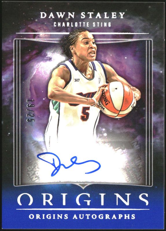 Dawn Staley 2024 Origins WNBA #OA-DS Origins Autographs - Blue /25 RAW