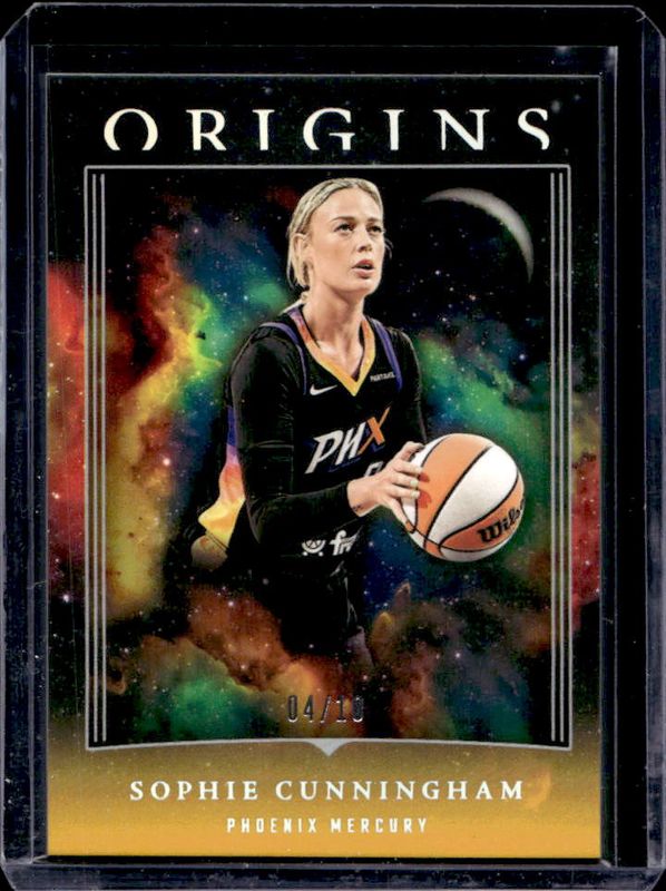 Sophie Cunningham 2024 Origins WNBA #38 Gold /10 RAW