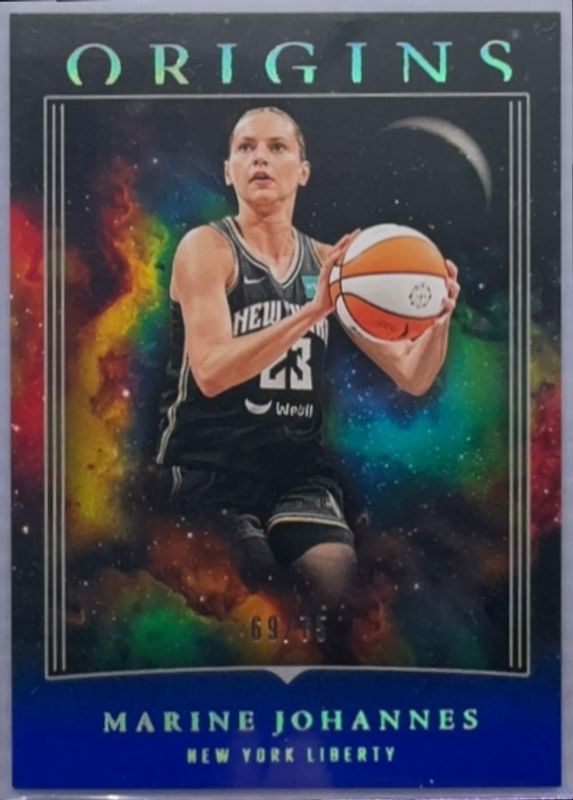 Marine Johannes 2024 Origins WNBA #32 Blue /75 RAW