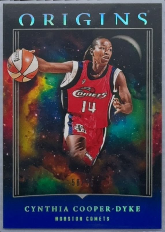 Cynthia Cooper-Dyke 2024 Origins WNBA #76 Blue /75 RAW