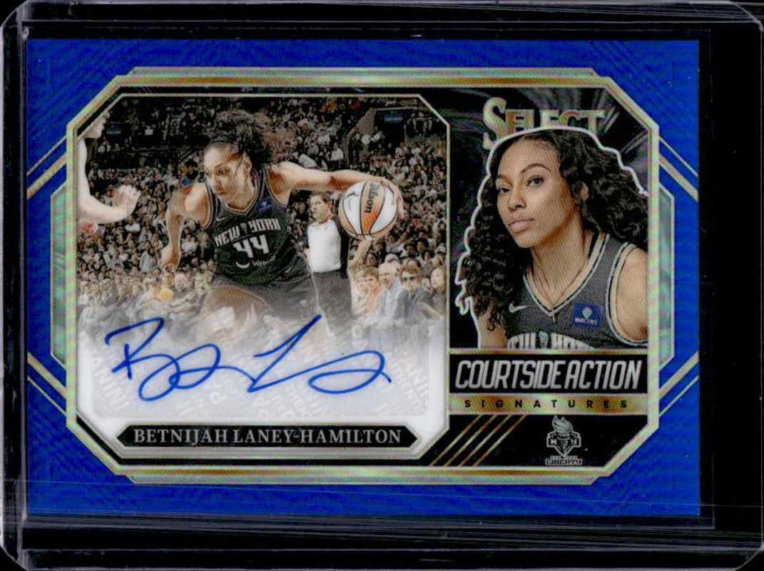 2024 Select WNBA #CSA-BLH Courtside Action Signatures Blue /49