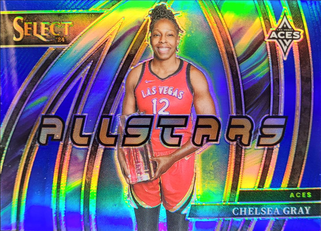 Chelsea Gray 2024 Select WNBA #2 All Stars Blue /49 RAW