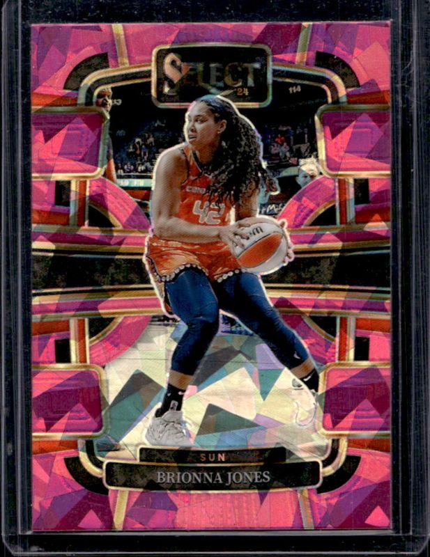 Brionna Jones 2024 Select WNBA #88 Base Pink Ice RAW