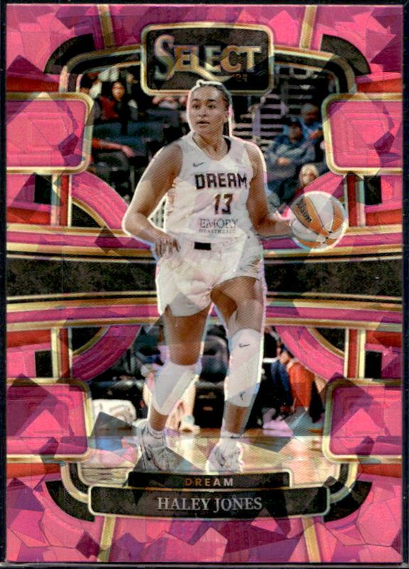 Haley Jones 2024 Select WNBA #55 Base Pink Ice Rookie RAW