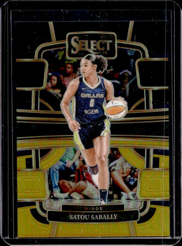 Satou Sabally 2024 Select WNBA #39 Base Black Gold /5 RAW