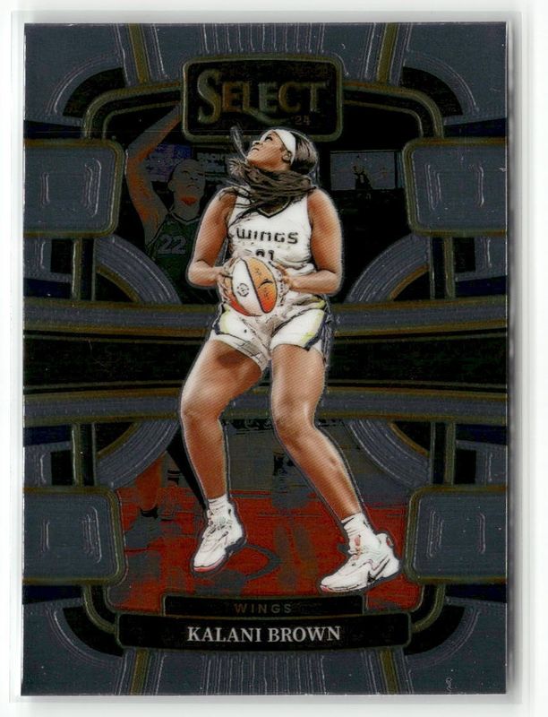 Kalani Brown 2024 Select WNBA #10 Base RAW
