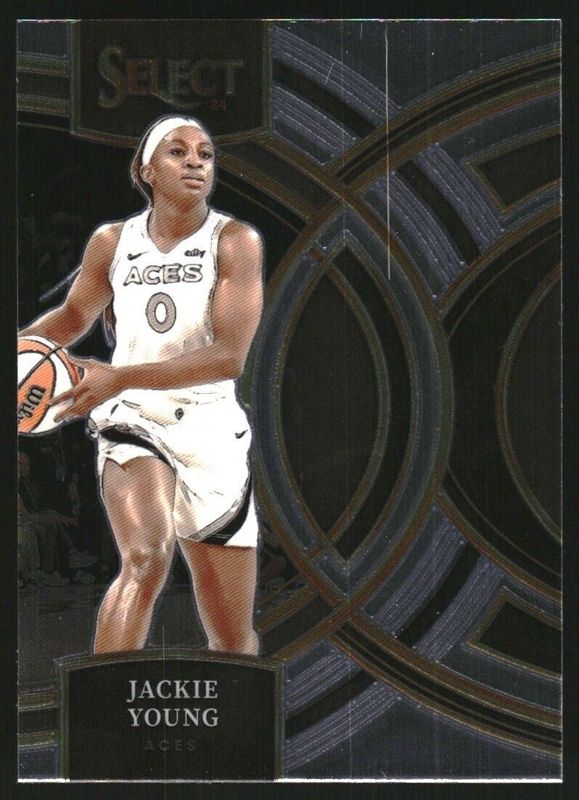 Jackie Young 2024 Select WNBA #180 Base RAW