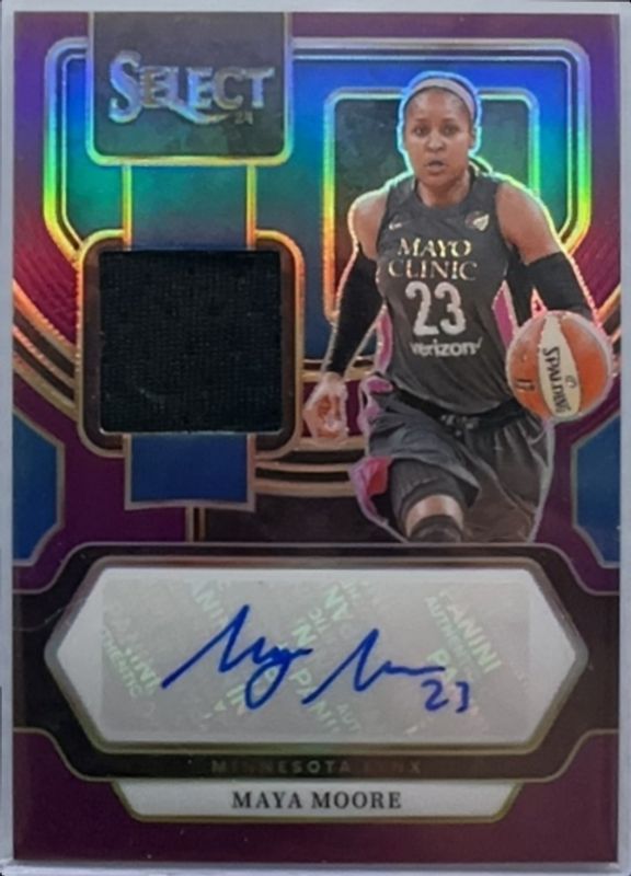 2024 Select WNBA #AM-MM Autographed Memorabilia Purple /99