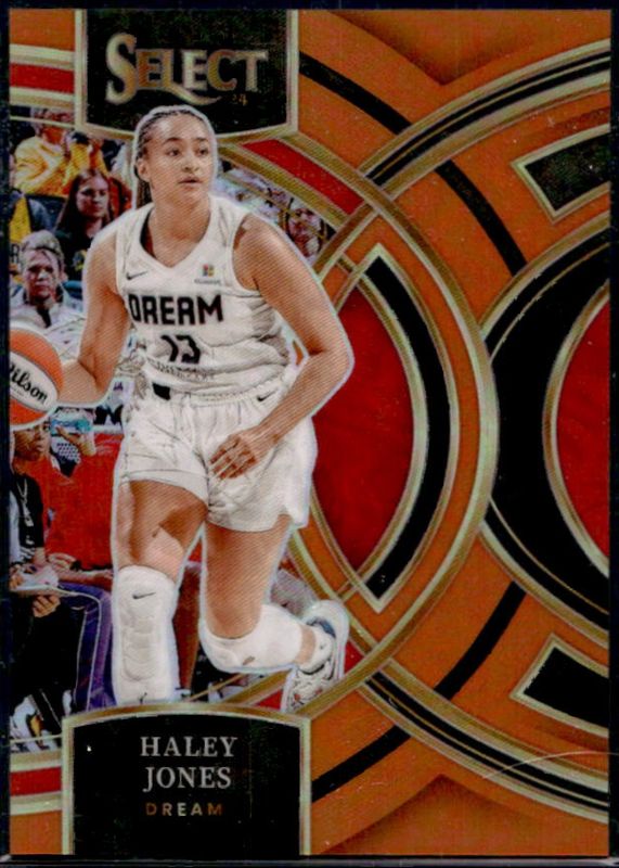 Haley Jones 2024 Select WNBA #165 Base Orange /125 Rookie RAW