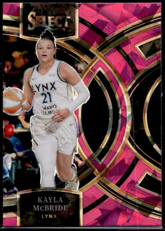 Kayla McBride 2024 Select WNBA #176 Base Pink Ice RAW