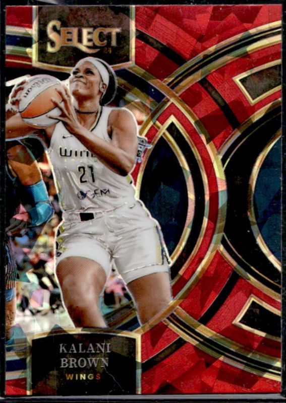 Kalani Brown 2024 Select WNBA #110 Base Red Ice RAW