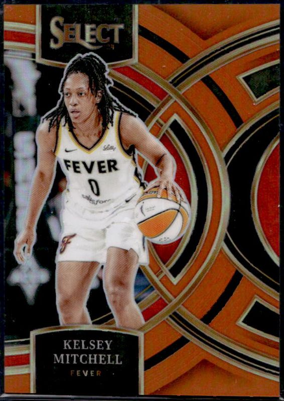 Kelsey Mitchell 2024 Select WNBA #118 Base Orange /125 RAW