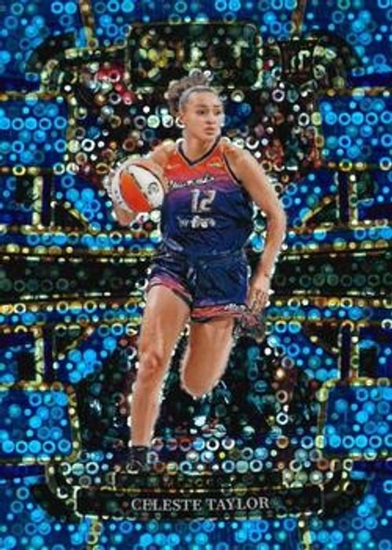 Celeste Taylor 2024 Select WNBA #16 Base Light Blue Disco /125 Rookie RAW