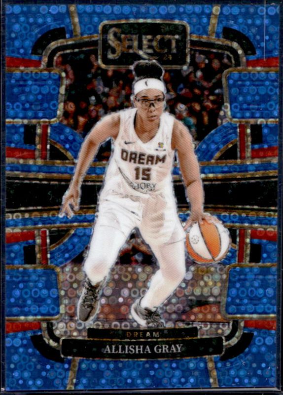 Allisha Gray 2024 Select WNBA #51 Base Light Blue Disco /125 RAW