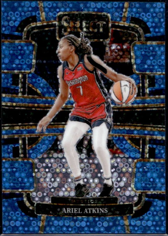 Ariel Atkins 2024 Select WNBA #64 Base Light Blue Disco /125 RAW