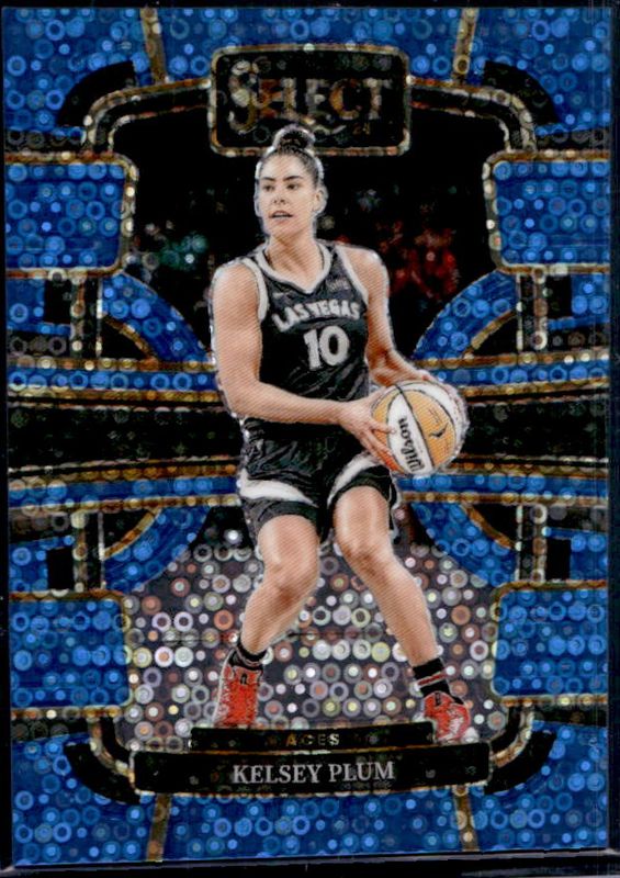 Kelsey Plum 2024 Select WNBA #75 Base Light Blue Disco /125 RAW