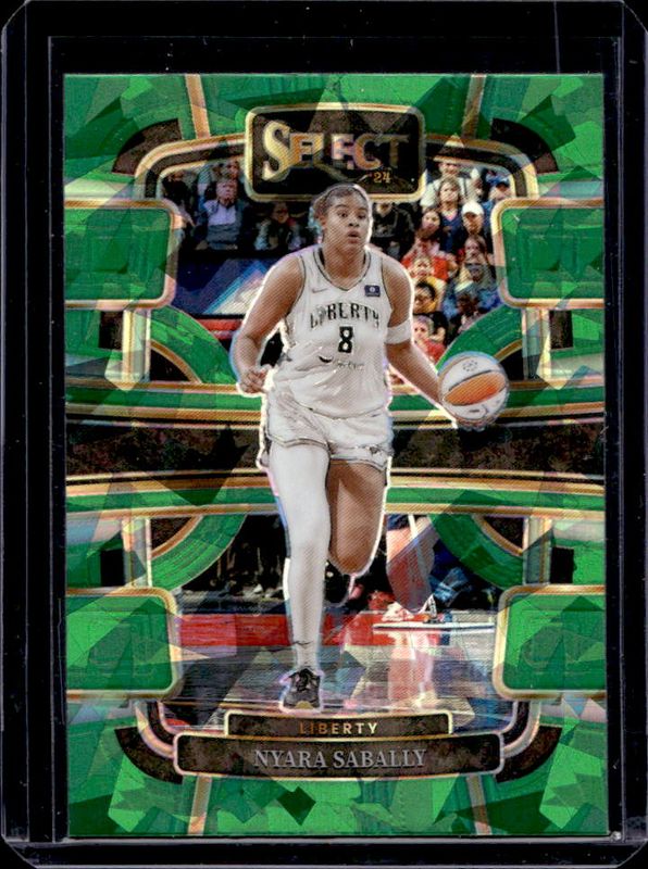 Nyara Sabally 2024 Select WNBA #66 Base Green Ice Rookie RAW