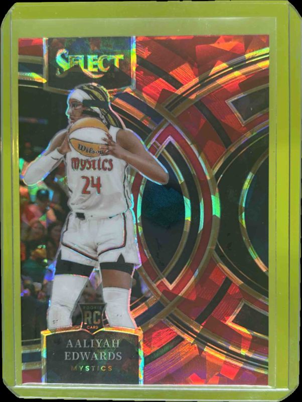 Aaliyah Edwards 2024 Select WNBA #130 Base Red Ice Rookie RAW