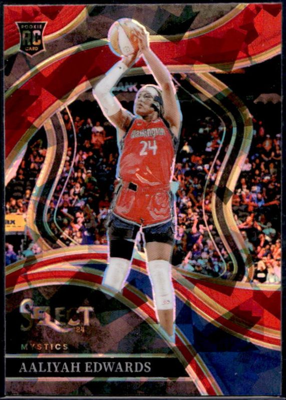 Aaliyah Edwards 2024 Select WNBA #210 Base Red Ice Rookie RAW