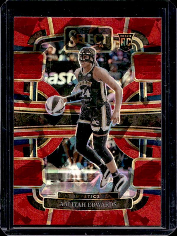 Aaliyah Edwards 2024 Select WNBA #36 Base Red Ice Rookie RAW