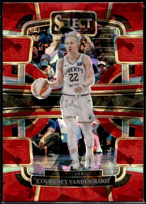 Courtney Vandersloot 2024 Select WNBA #78 Base Red Ice RAW