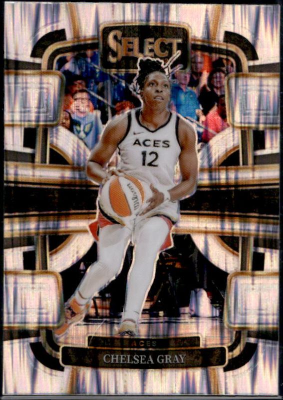 Chelsea Gray 2024 Select WNBA #94 Base Silver Flash RAW