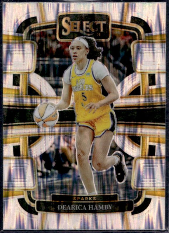 Dearica Hamby 2024 Select WNBA #77 Base Silver Flash RAW