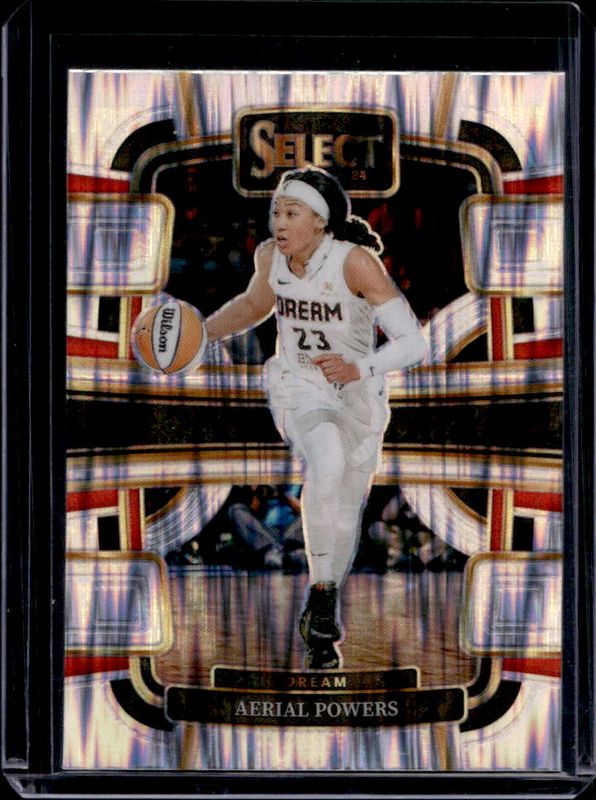 Aerial Powers 2024 Select WNBA #70 Base Silver Flash RAW