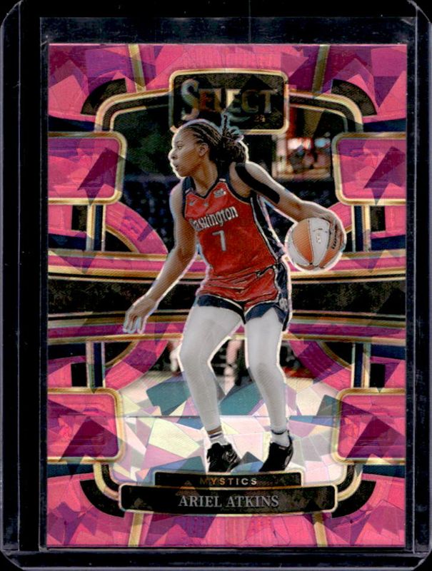 Ariel Atkins 2024 Select WNBA #64 Base Pink Ice RAW