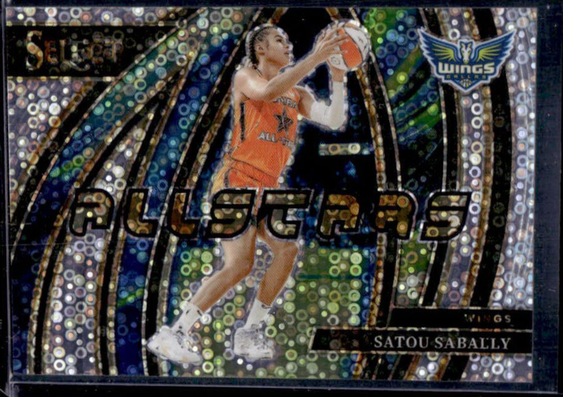 Satou Sabally 2024 Select WNBA #1 All Stars White Disco /75 RAW