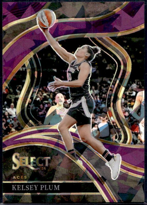 Kelsey Plum 2024 Select WNBA #205 Base Purple Ice /149 RAW