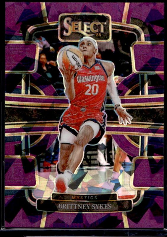 Brittney Sykes 2024 Select WNBA #3 Base Purple Ice /149 RAW