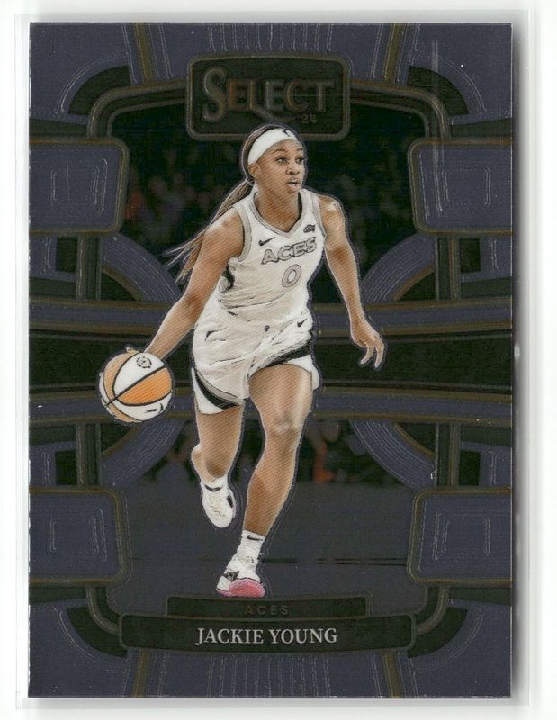 Jackie Young 2024 Select WNBA #38 Base RAW