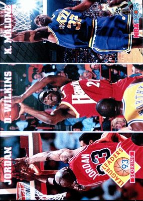 1993 Hoops #283 League Leaders (Scoring)