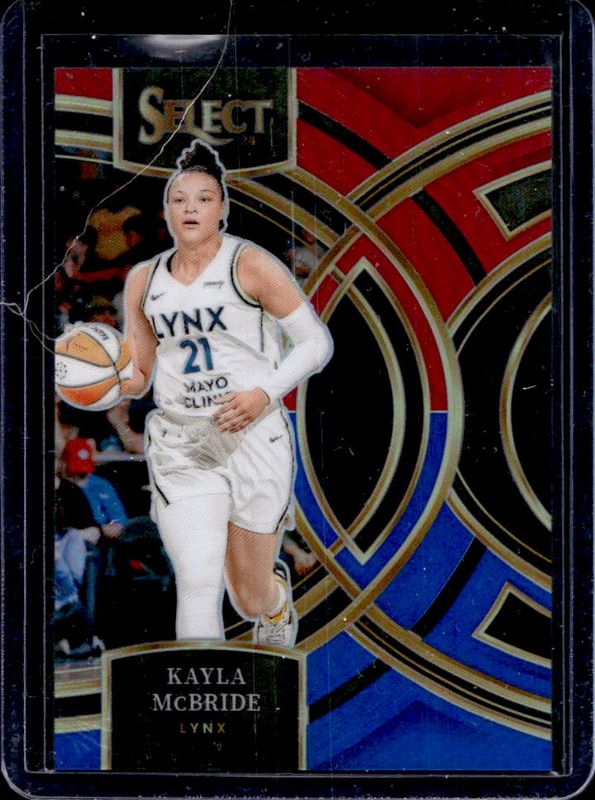 Kayla McBride 2024 Select WNBA #176 Base Red & Blue /399 RAW