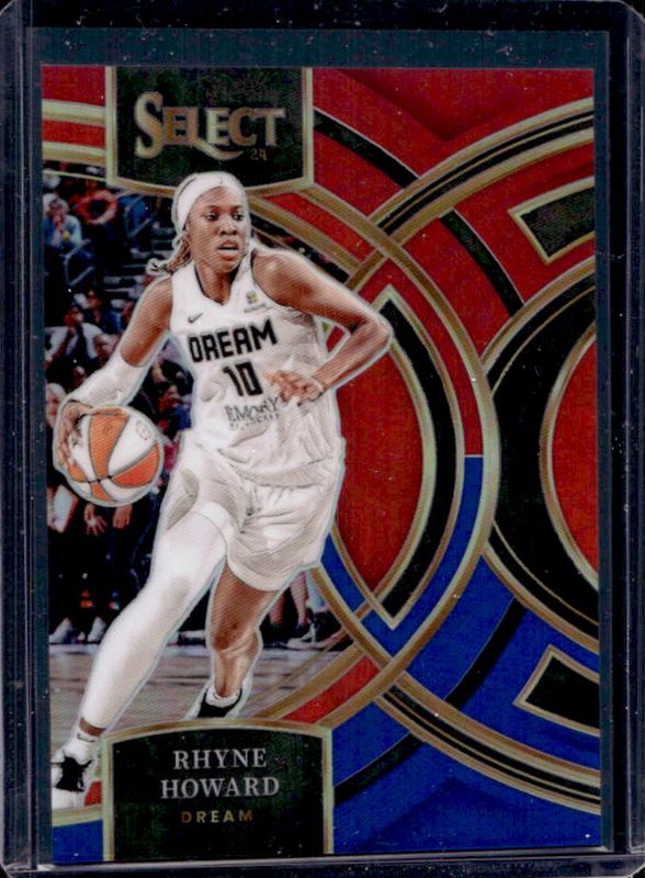 Rhyne Howard 2024 Select WNBA #140 Base Red & Blue /399 Rookie RAW