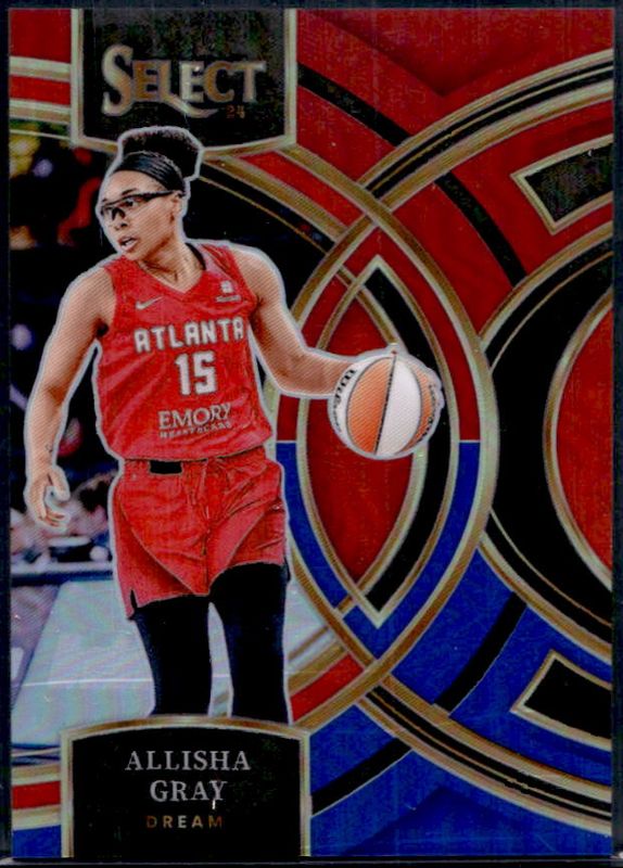 Allisha Gray 2024 Select WNBA #114 Base Red & Blue /399 RAW