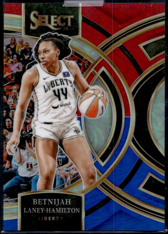 Betnijah Laney 2024 Select WNBA #136 Base Red & Blue /399 RAW