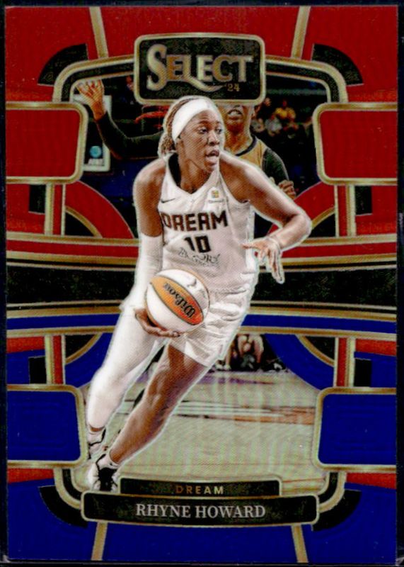 Rhyne Howard 2024 Select WNBA #65 Base Red & Blue /399 Rookie RAW