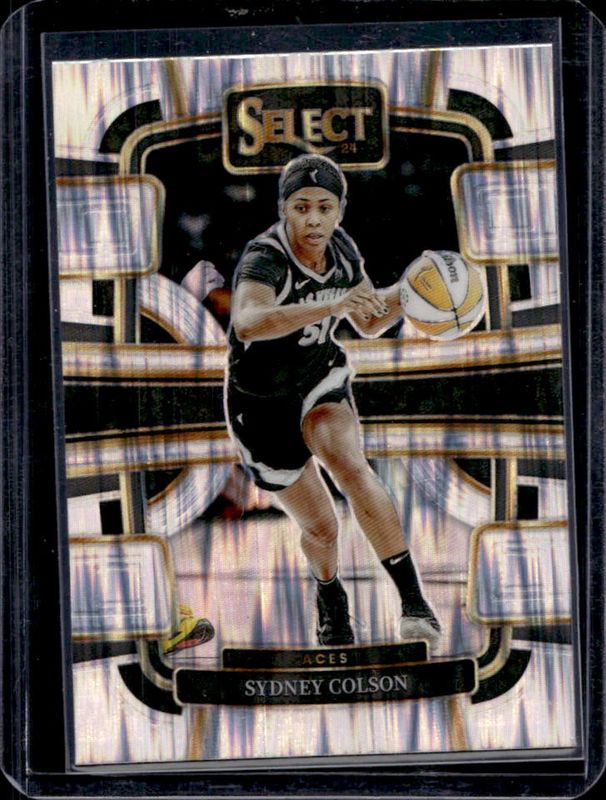 Sydney Colson 2024 Select WNBA #40 Base Silver Flash RAW