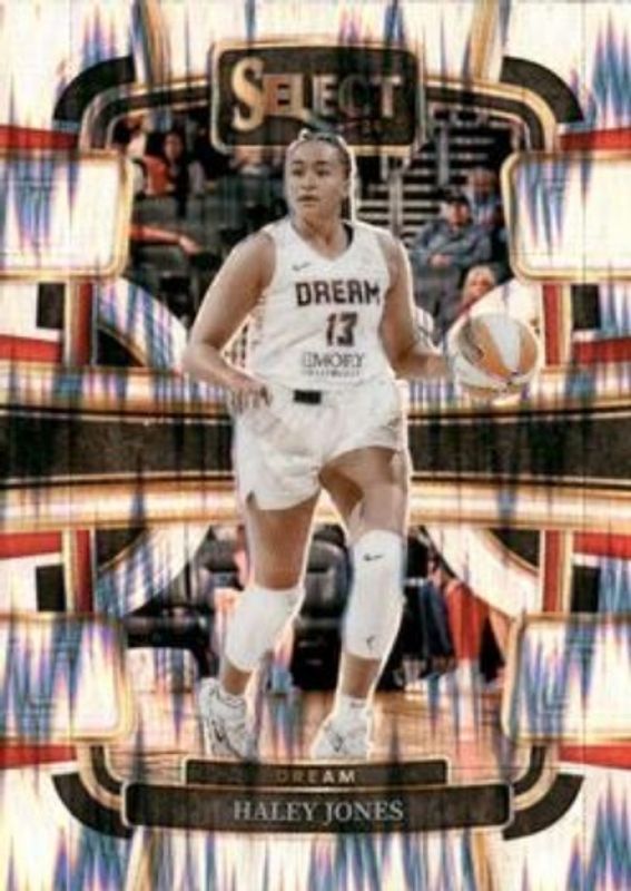 Haley Jones 2024 Select WNBA #55 Base Silver Flash Rookie RAW